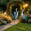 Heron Backyard Statue,Garden Sculpture,Graceful Outdoor Decoration