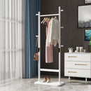 Coat Racks solid wood hanger 23.6* 11*64.1in Solid environmental protection easy to assemble beautiful can be placed in the bedroom/entrance/living room (white)