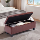 Rectangular solid hardwood brown bedside storage cabinet