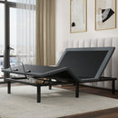OS4 Black and Grey Queen Adjustable Bed Base With Head and Foot Position Adjustments