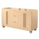 [Cabinet Only] 58.3' Bathroom Vanity Cabinet Only Without Vanity Top, 3 Drawers & 4 Doors, All Soft-Close, Adjustable Shelf, Wood Color