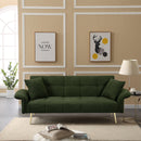 70.1 'futon sofa bed, convertible double sofa bed with folding armrests for living rooms and small Spaces