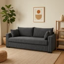 Coastal Haven Corduroy Sofa