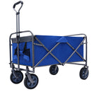 Outdoor Garden Multipurpose Micro Collapsible Beach Trolley Cart Camping Folding Wagon