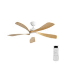 (Same as W882P147262) 52 Inch Modern Ceiling Fan With 3 Color Dimmable Led Light 5 ABS Blades Remote Control Reversible DC Motor