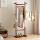 Coat Racks solid wood hanger 23.6* 11*64.1in Solid environmental protection easy to assemble beautiful can be placed in the bedroom/entrance/living room (Walnut)