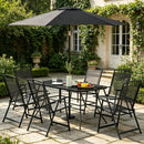 Backyard Furniture Set,8 Piece Outdoor Dining Set,Outdoor Garden Dining Furniture Set
