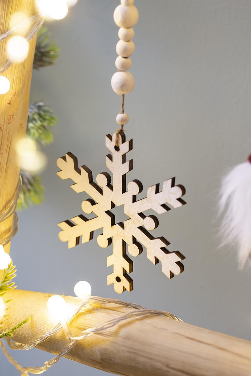 9.8x4.7' Snowflake Ornament, Hanging Home Decor Accents for Christmas Tree, Holiday Display, Set of 12