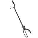 36 Inch Heavy Duty Fire Log Grabber with 3 Prong & Spring Handle, Fire Tongs Poker Tool for Campfire, Fireplace & Fire Pit
