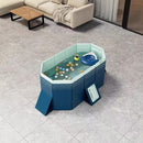 1.6m PVC folding pool (not inflatable) bathes and cools in summer, suitable for outdoor patio beach garden