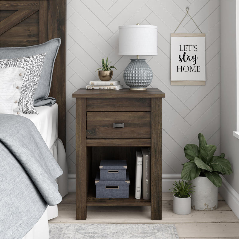 Farmington Nightstand, Rustic