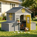Large Backyard Chicken Coop,Outdoor Wooden Chicken Coop,Pet House