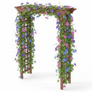 Wooden Arbor, Wedding Arch for Ceremony, Wood Trellis for Plant Climbing, Christmas Decor Pergola for Garden Backyard