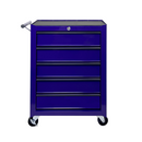 Rolling Metal Tool Chest with 5 Drawers, 20' 5-Drawer Tool Chest Cabinet with Ball Bearing Drawer Slides, Steel Tool Storage Box Organizer -PURPLE