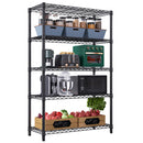 1750 lbs Steel Storage Shelving 5-Tier Utility Shelving Unit Steel Organizer Wire Rack for Home,Kitchen,Office,Garage, 1750 LBS Capacity 17.7' D x 47.2' W x 72.3' H