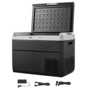 12 Volt Car Refrigerator, 52.8QT/50L Car Fridge, Portable Electric Cooler with -4℉~68℉ Adjustable Temperature, 12/24V DC and 100- 240V AC Compressor Freezer for Outdoor, Camping, Travel, RV