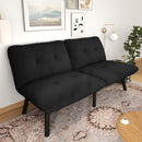 Black Convertible Folding Modern sofa Bed