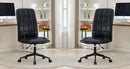 Antique black PU leather color office chair 2SETS, with armrest, high backrest,360 degree swivel , up and down adjustable gaslift,black powder coated frame,five star base, black wheels