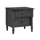 Espresso Finish Elegant Storage Nightstand Drawers Traditional Classic Bedroom Furniture 1pc Bedside Cabinet