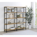 Vellun Mango 4-shelf Double Bookshelf