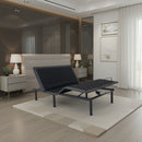 Queen Size Quick Assembly Adjustable Bed Frame with Voice Activated Controls