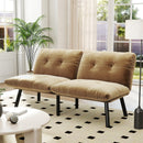 Brown Convertible Folding Modern sofa Bed