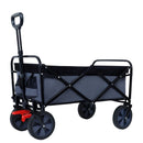 150L Collapsible Wagon Cart Foldable, Utility Garden Wagon with 360lbs Weight Capacity, Heavy Duty Portable Sport Wagon with Wheels for Outdoor, Grocery, Shopping