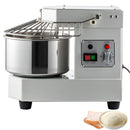 Commercial Food Mixer, 8.5Qt Capacity, 450W Dual Rotating Dough Kneading Machine with Food-grade Stainless Steel Bowl, Security Shield & Timer Included, Baking Equipment for Restaurant Pizzeria