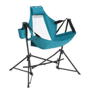 steel folding chair blue