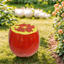 Pomegranate  Fruit Stool, 13.4'Oversized Resin Stool, Side Table, Home Decor Plant Stand Garden Indoor Outdoor Decorations, Multi-Purpose Innovative Garden Furniture