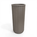 Round Strata Column Planter XL - Grey Brown