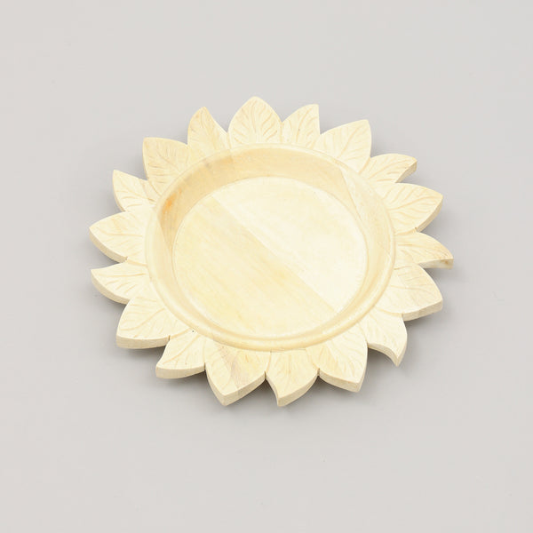 Handcrafted 13' Wood Charger Plate Wooden Dinning Placemat Artisan Wood Tableware