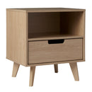 1-Drawer Nightstand with Open Cubby by Walker Edison
