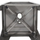 Vustu 24" Silver Metal Bar Stool – Stylish, Durable & Modern Set of 2