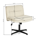 Adjustable Swivel Office Chair with Height Adjustment and 360° Rotation