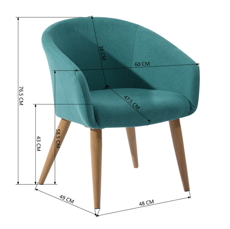 AOKELAN Upholstered Armchair 23.6'' Wide