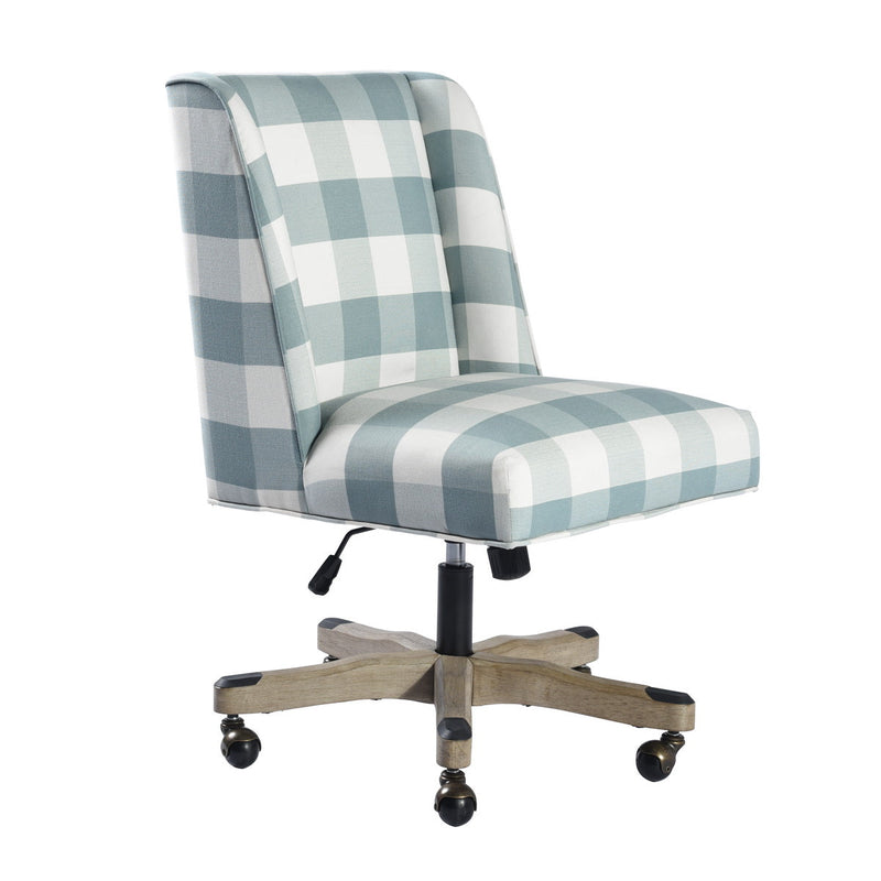 BORMUTH Vintage Style Fabric Office Chair - HomyCasa