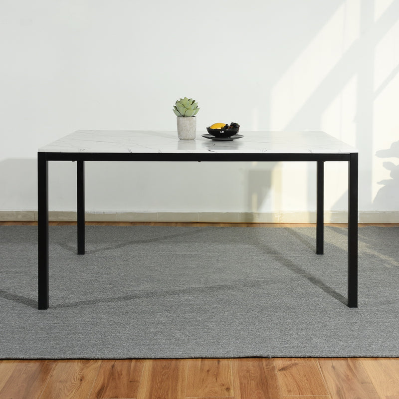 BRANDT Dining Table with Metal Leg