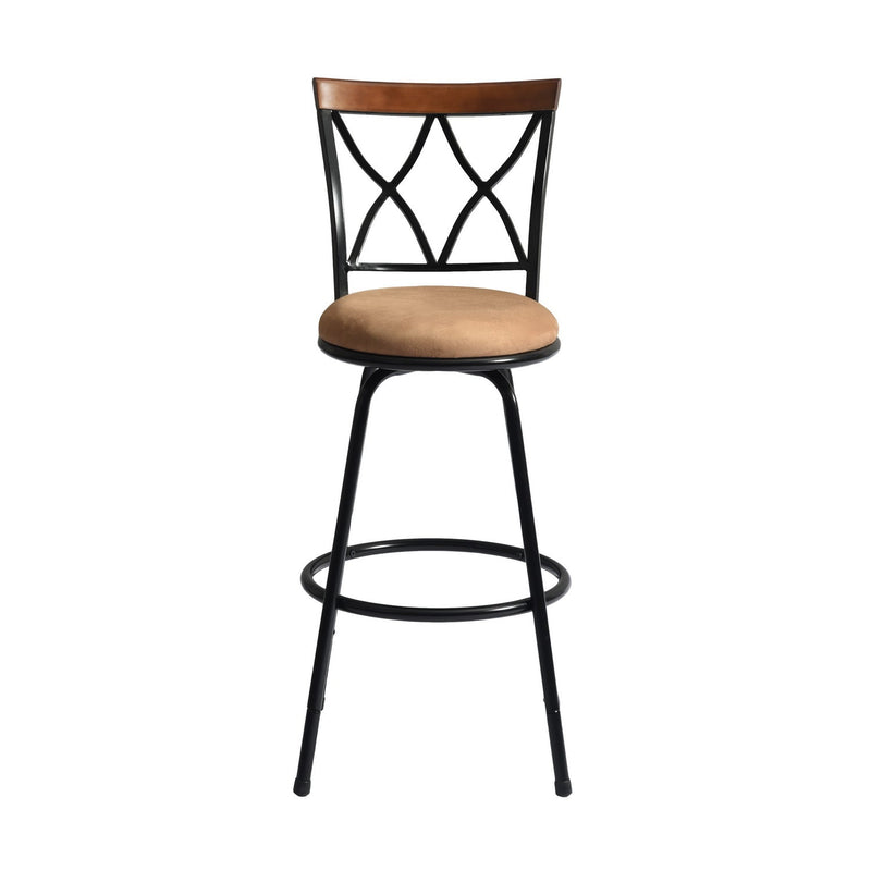 CALAMUS 2-Piece Swivel Adjustable Height Counter & Bar Stool