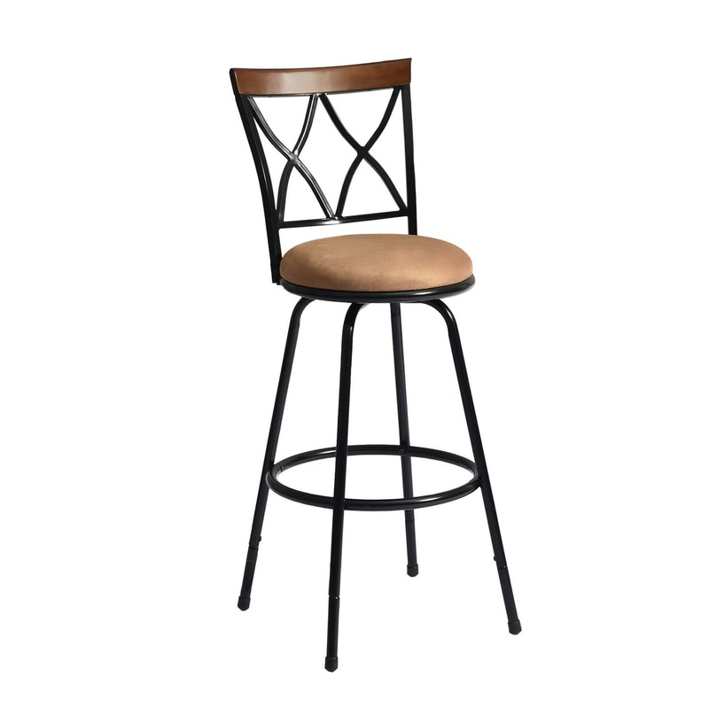 CALAMUS 2-Piece Swivel Adjustable Height Counter & Bar Stool