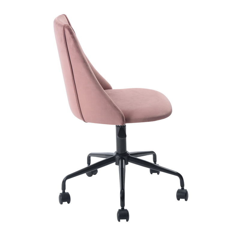 CIAN Modern Velvet Swivel Office Chair
