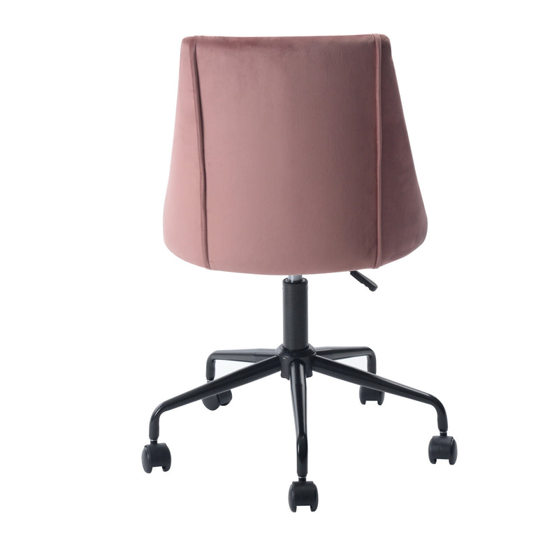 CIAN Modern Velvet Swivel Office Chair
