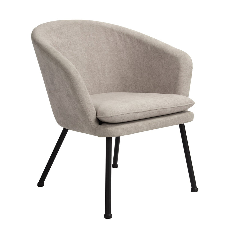 DIXIER Modern  small armchair in fabric