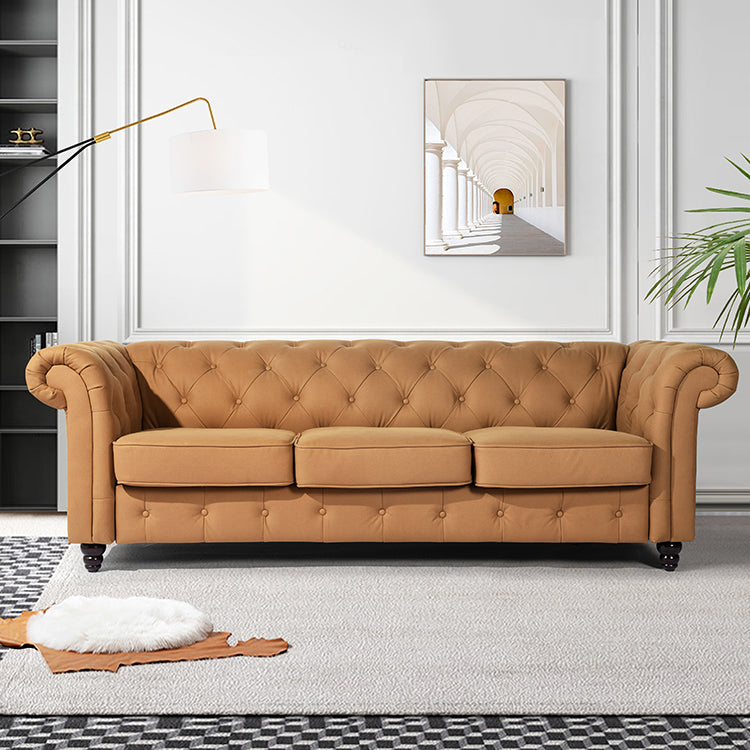 EDWINA Milford 66.9'' Vegan Leather Sofa