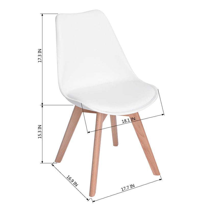 FRANKFURT 4-Piece Polyurethane Side Chair