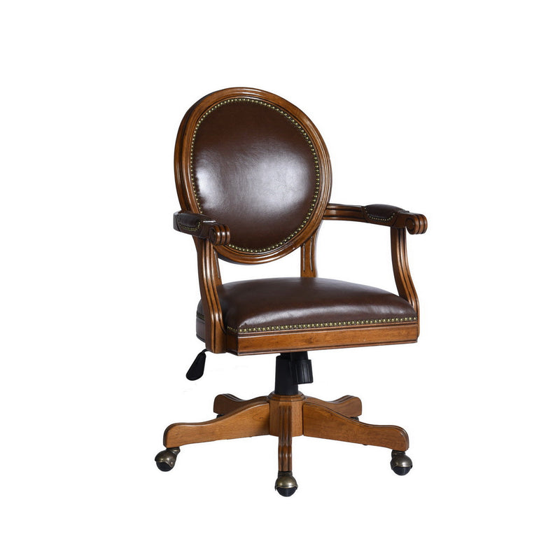 HETTY Vintage Faux Leather Executive Chair