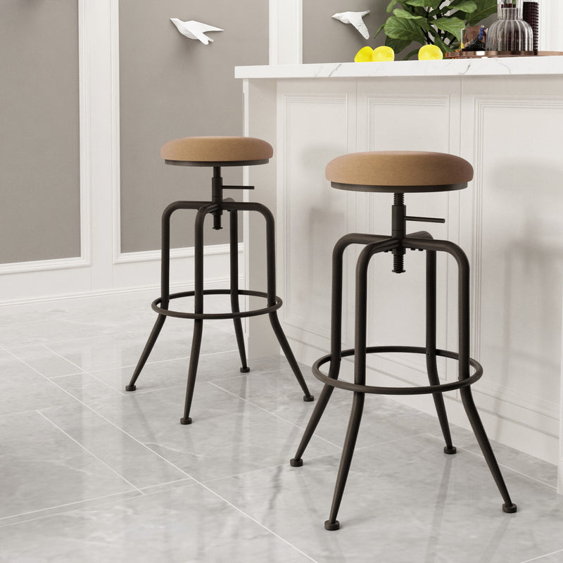 ANACLETUS SUEDE Christiam Stool (Set of 2)