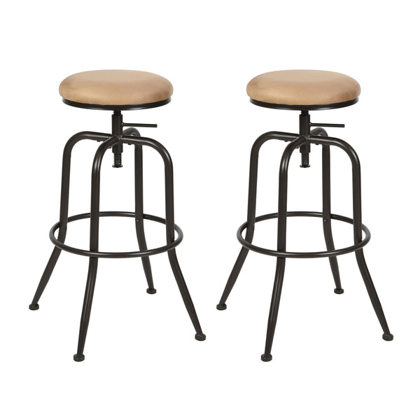 ANACLETUS SUEDE Christiam Stool (Set of 2)