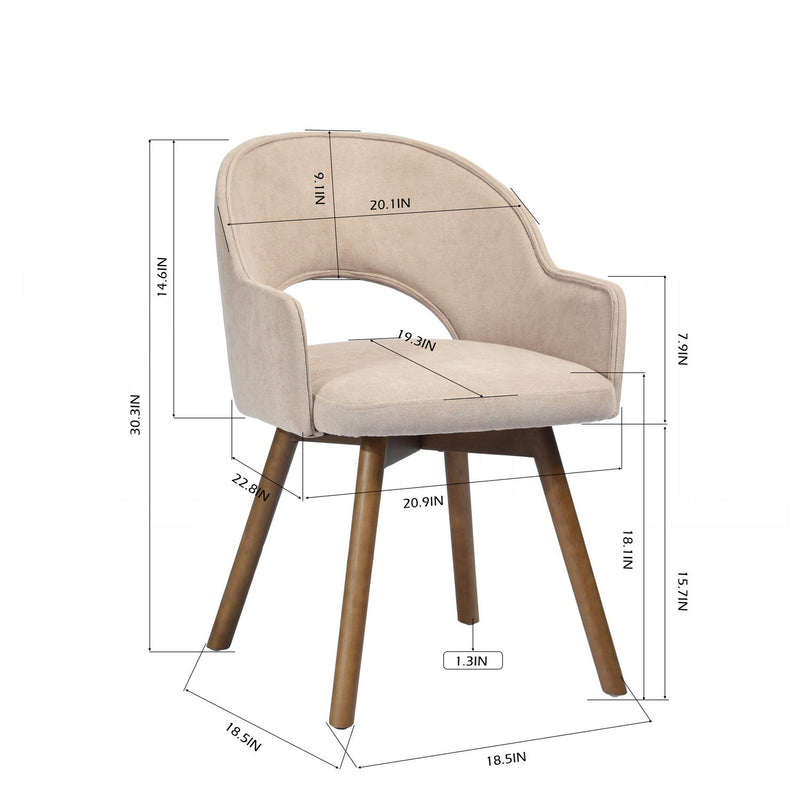 French County Style Dining Chair (Set of 2)