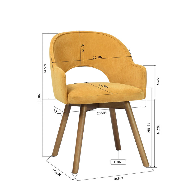 French County Style Dining Chair (Set of 2)